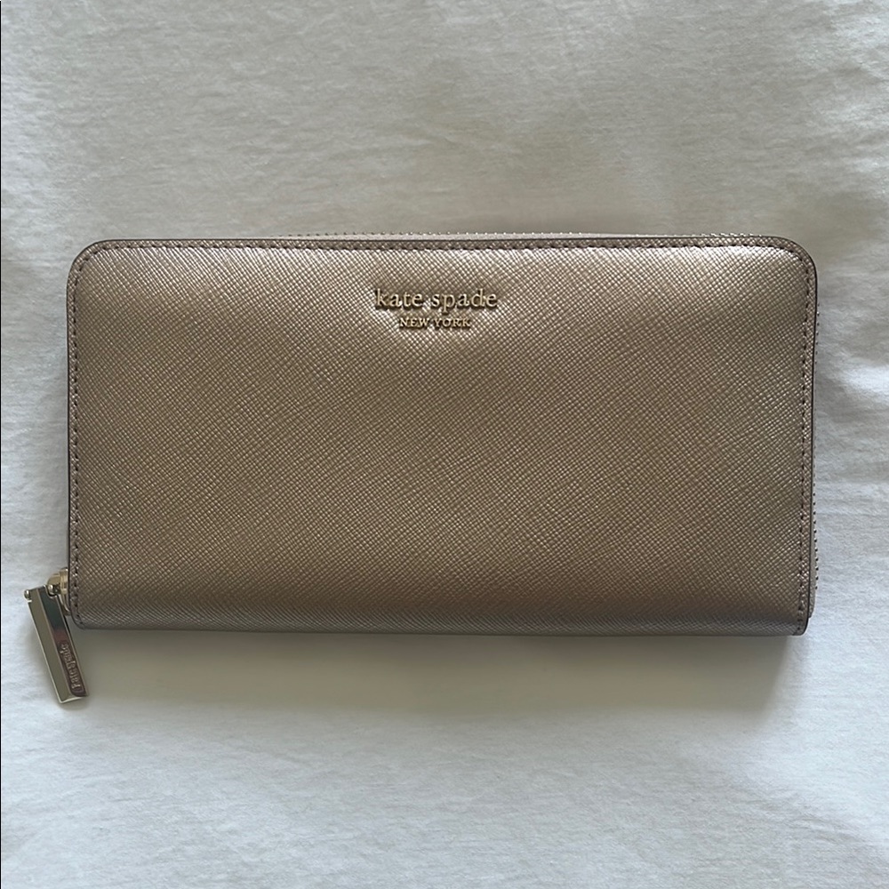 Kate Spade Metallic Gold Wallet
